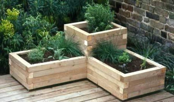 L Shape Planter