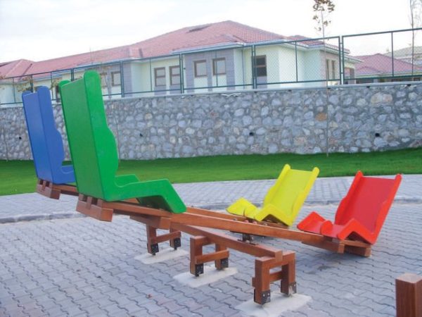 Colorful Seats Seesaw